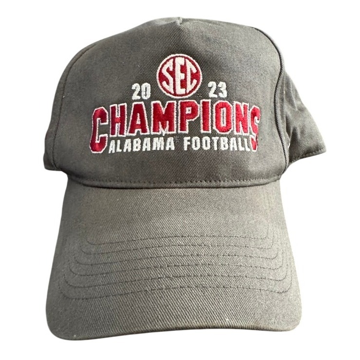 47 Brand Alabama Crimson Tide Sec 2023 Champions Football Baseball Cap Hat
